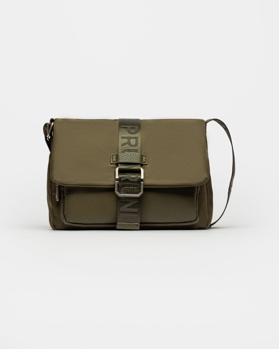 Bandolera Anake En Nylon - Verde 