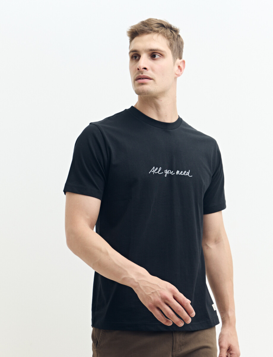 T-SHIRT HARRY - Negro 