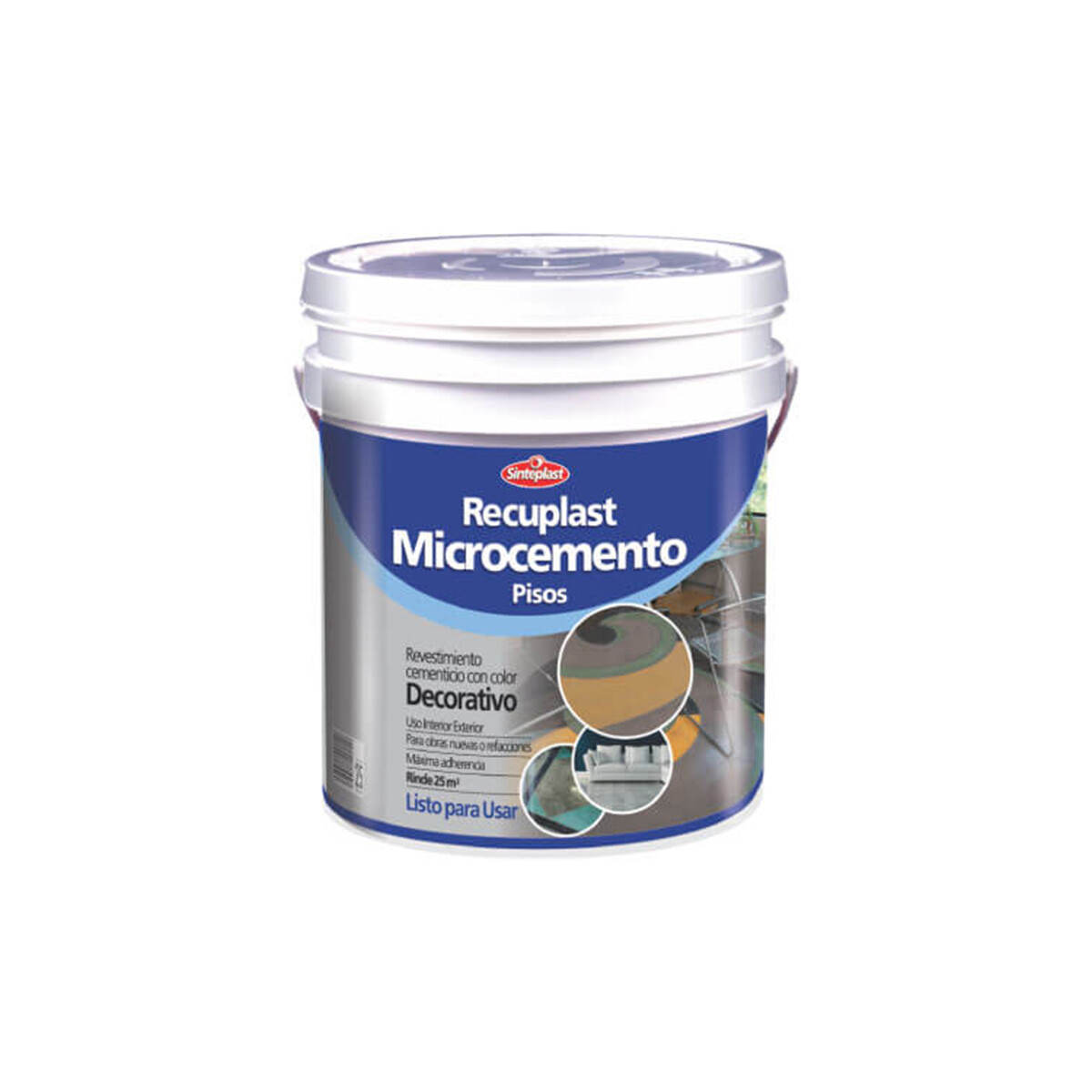 Recuplast Microcemento 20Kg - Negro 