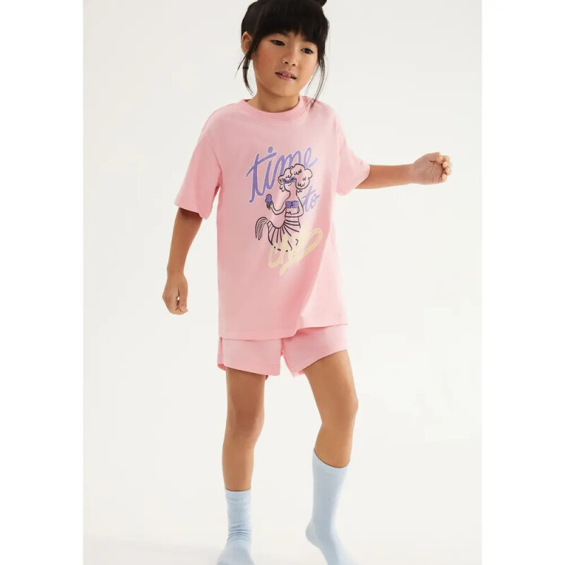 PIJAMA MM FEM ROSA CLARO