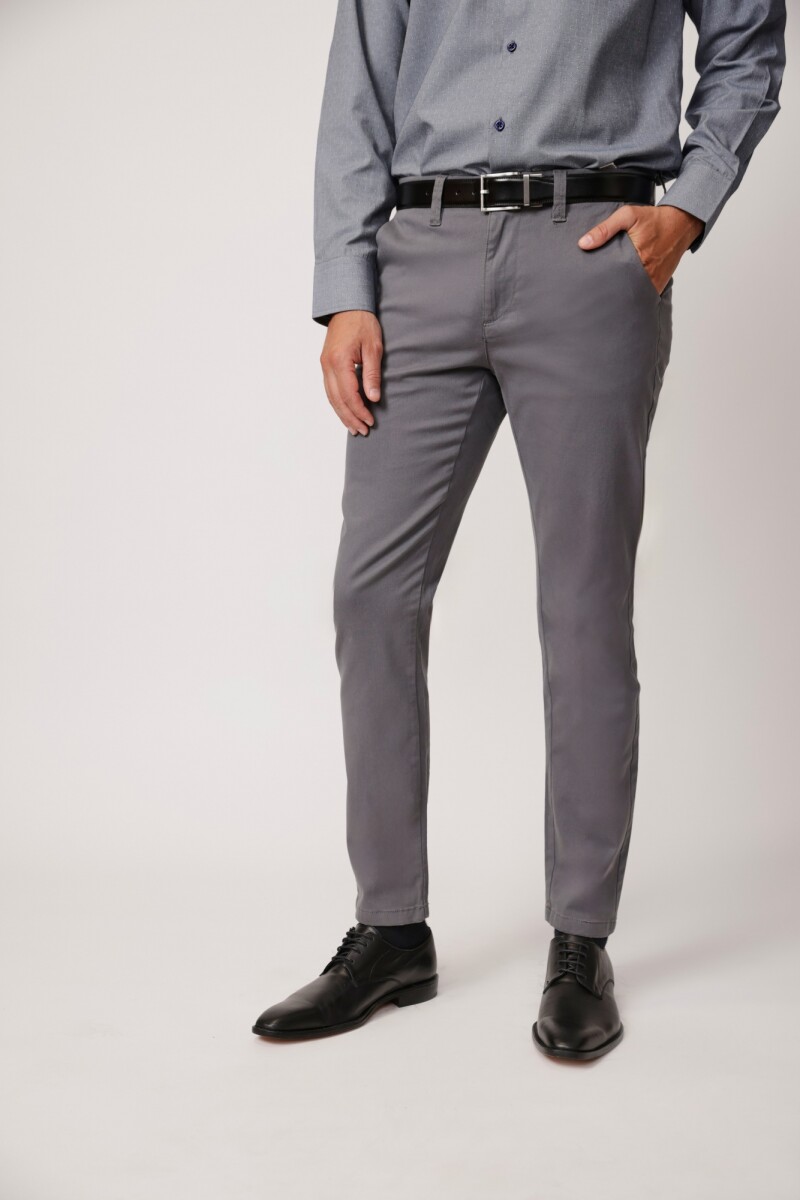 Pantalón Algodón Spandex Florenzi GRIS