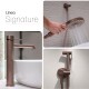 JUEGO DE GRIFERIA SIGNATURE ROSE GOLD CON DUCHA HIGIENICA BRONCE-ROSE GOLD