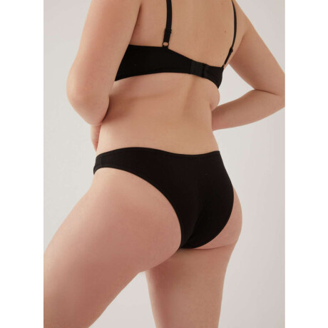 Vedetina algodón/lycra sacks Negro