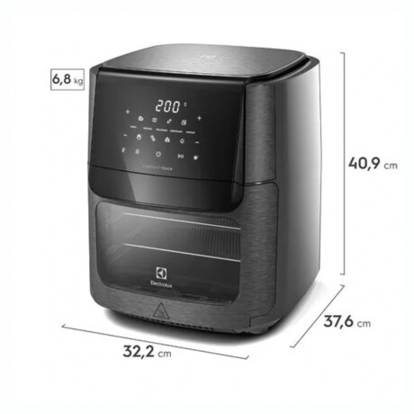 Freidora De Aire Digital ELECTROLUX EAF90 1500W Capacidad 12L Freidora De Aire Digital ELECTROLUX EAF90 1500W Capacidad 12L