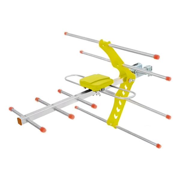 Antena Digital Exterior Soporta Full Hdtv 1080p Tv Canales Color Blanco