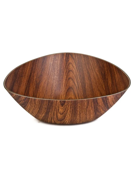 ENSALADERA TRIANGULAR 34/H11.5CM MAHOGANY EVELIN ENSALADERA TRIANGULAR 34/H11.5CM MAHOGANY EVELIN