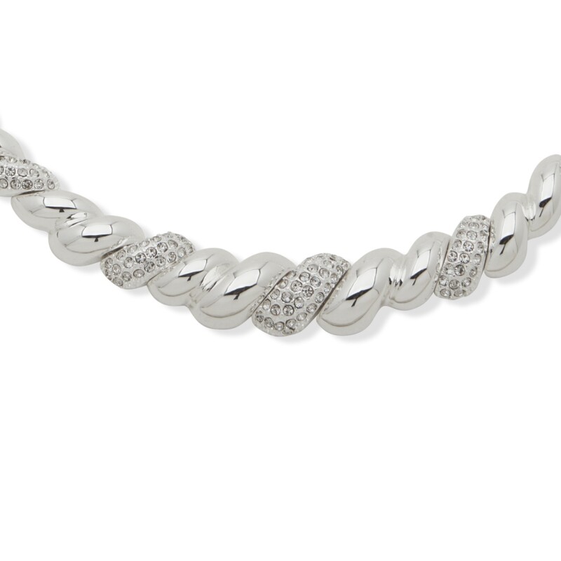Nk 17In Twisted Collar Crystal