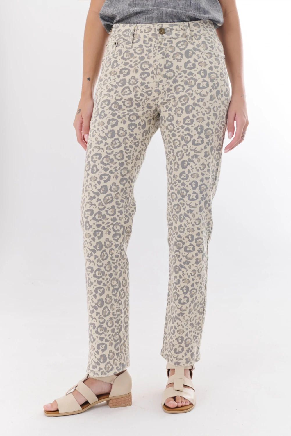 PANTALON COTTON ANIMAL natural 6