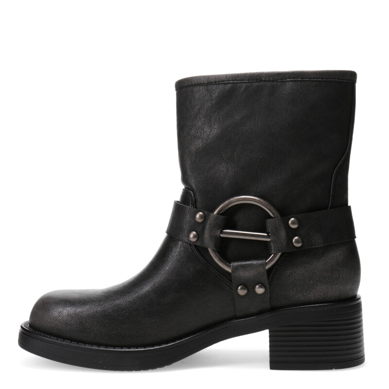 Bota de Mujer Miss Carol GUADALUPE con hebillas Negro