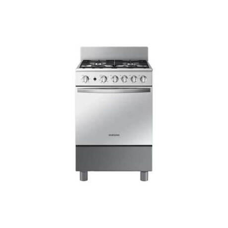 Cocina a gas Samsung Cocina con 4 Quemadores con Quemador Rápido Silver