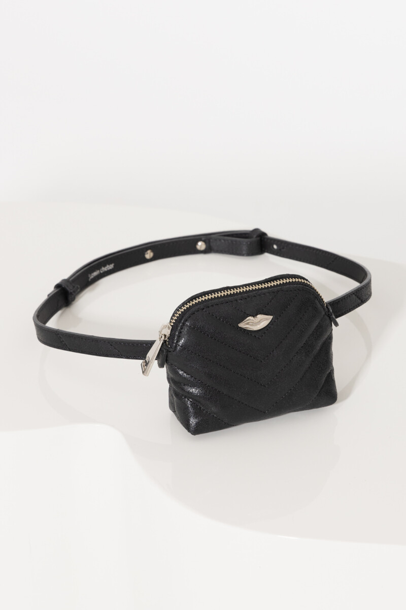 BELT BAG LIPSTICK Negro