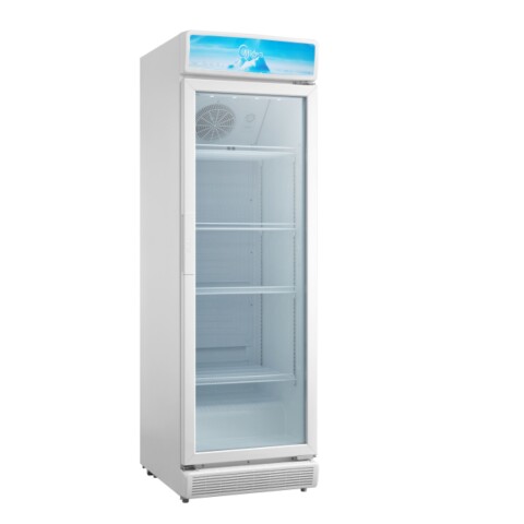 Visicooler Midea 326 litros con cenefa Bajo Cero MDRZ522FG Visicooler Midea 326 litros con cenefa Bajo Cero MDRZ522FG