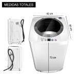 Lavarropas carga superior Futura FUT4-1508F 4kg Bl blanco