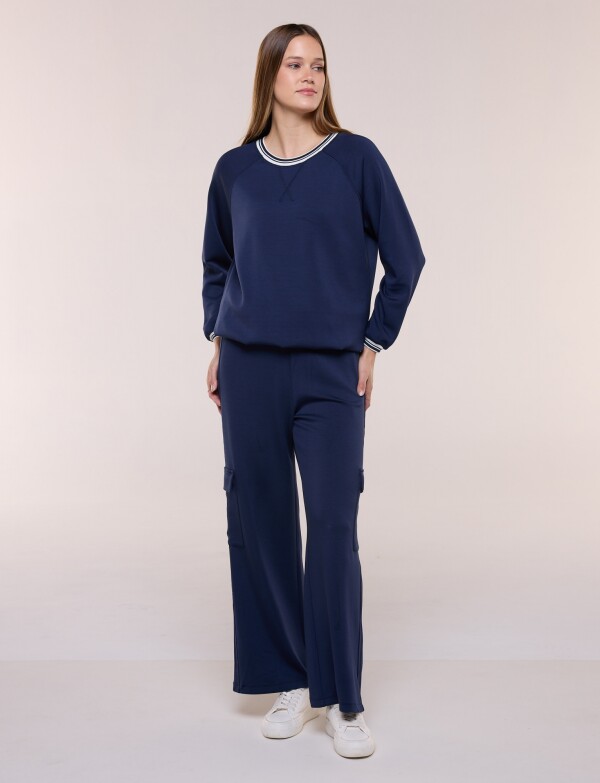 Jogger Recto Cargo AZUL