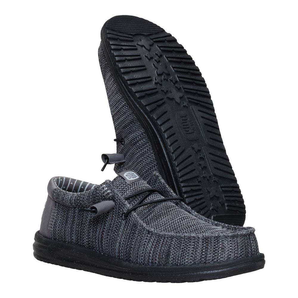 Wally Stretch Sox - Hombre Granite Grey/Black