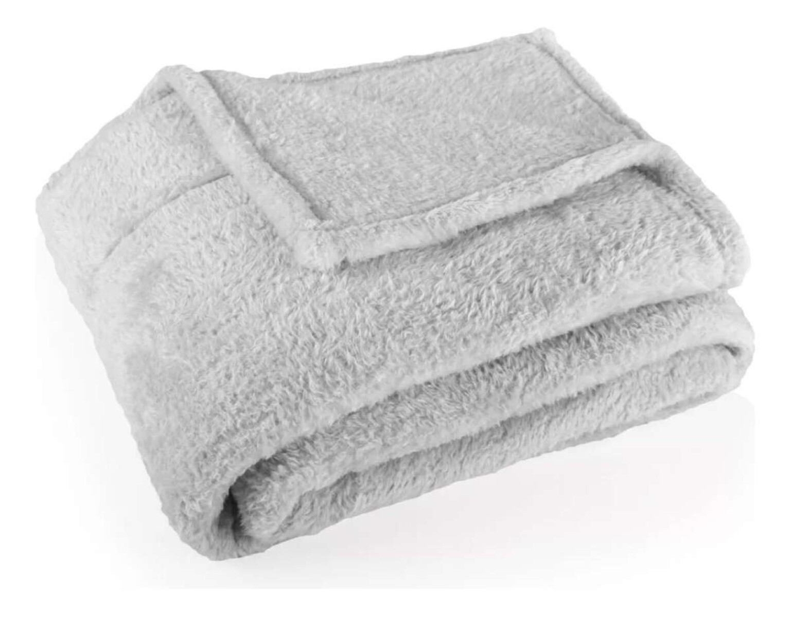 Manta Corderito 1 Plaza 150x200cm - Gris claro 