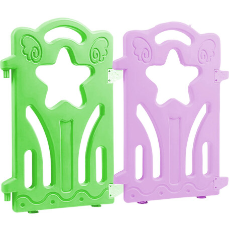 Corral Cerco Pelotero Pvc 40x60cm Plástico X Unidad Rosa