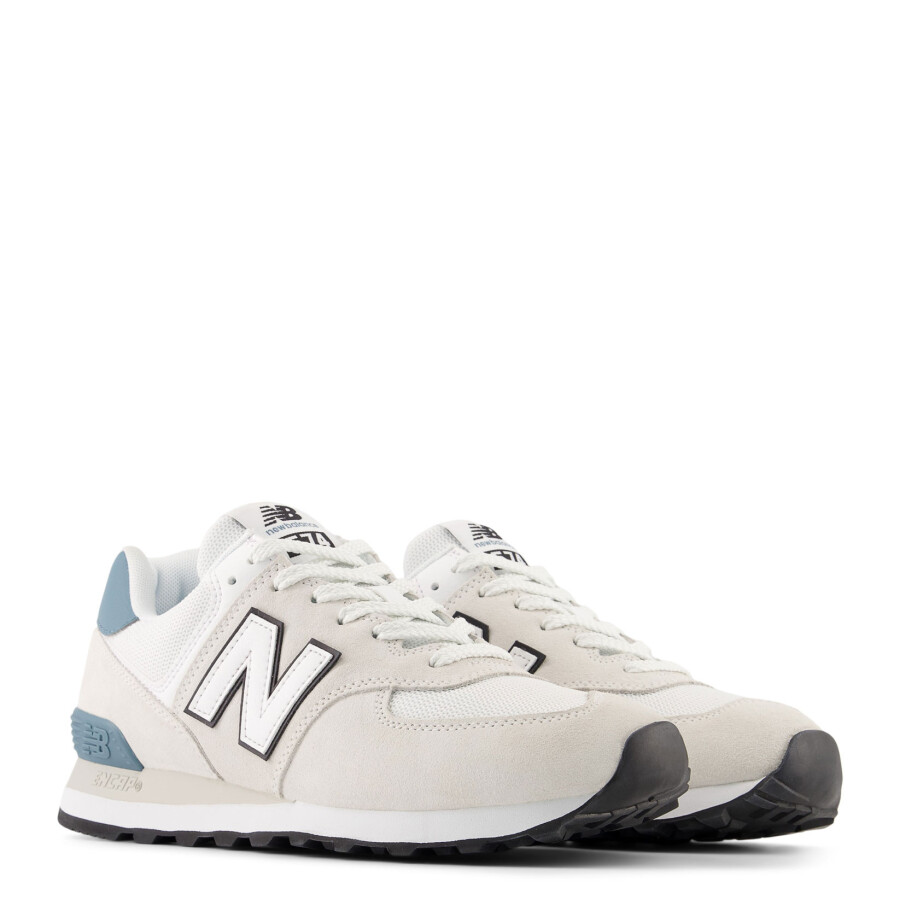 Championes Unisex New Balance 574 Gris - Blanco