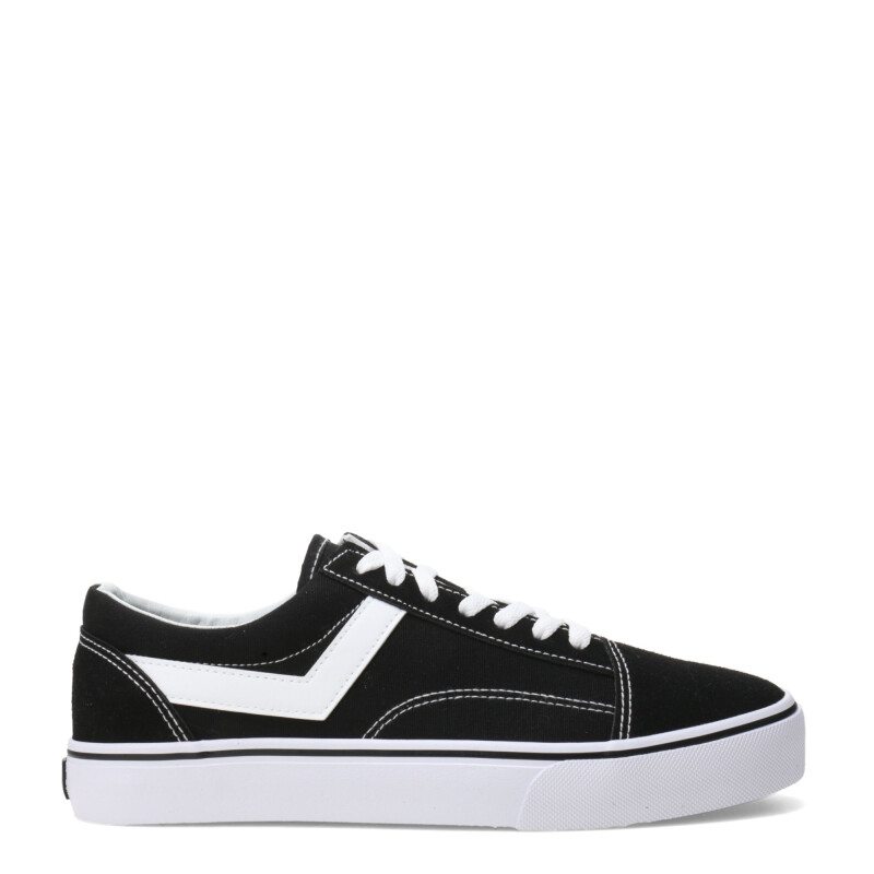 Championes Unisex PONY Casual Negro - Blanco