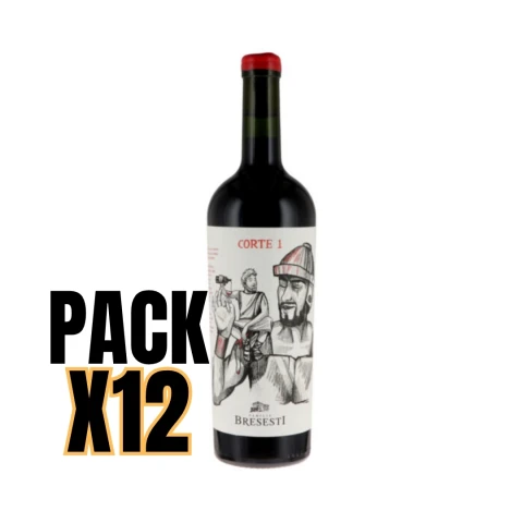 Pack vinos blend Bresesti corte 1 x 12 Botellas 750cc Pack vinos blend Bresesti corte 1 x 12 Botellas 750cc
