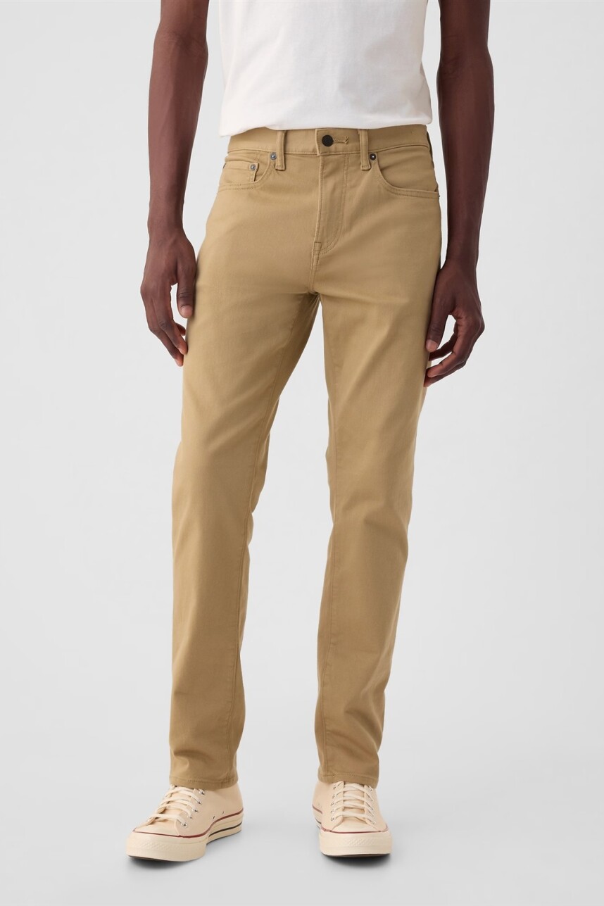 Jean Slim Stretch Hombre Brown 4