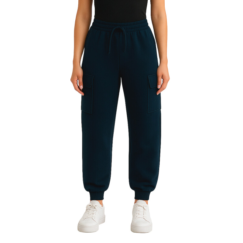 Pantalón Jogging Para Dama Deportivo Talla XL-XXL Azul