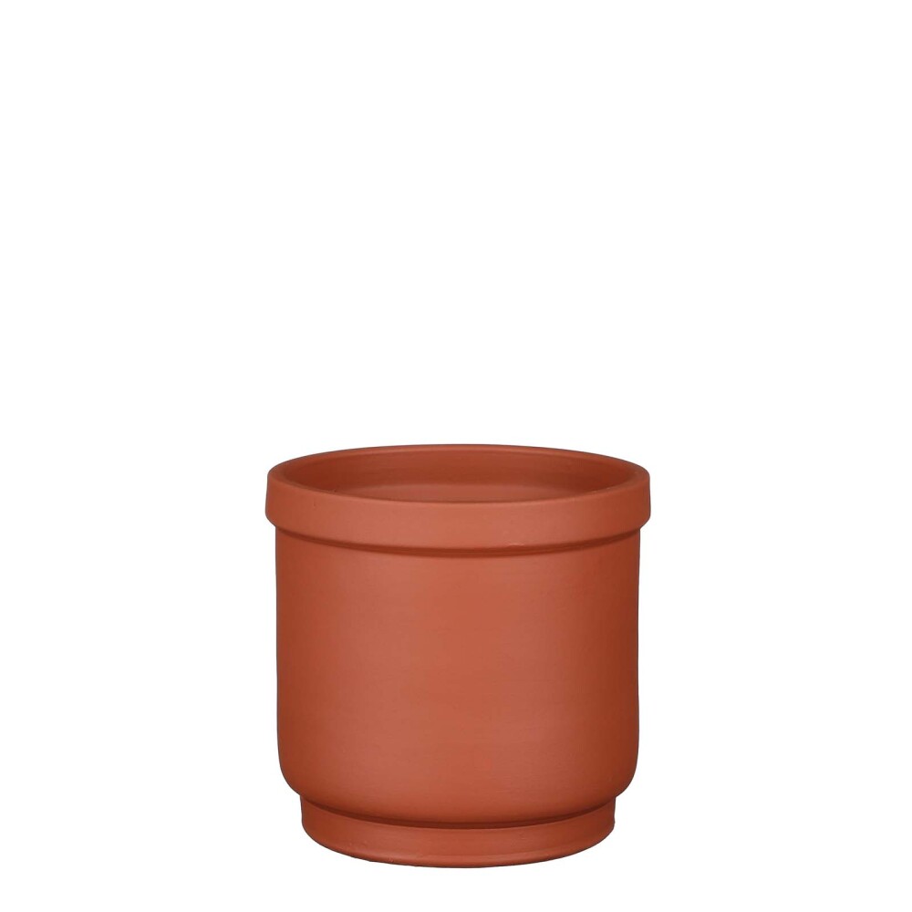 MACETA RIVA CERAMICA NARANJA 1114642