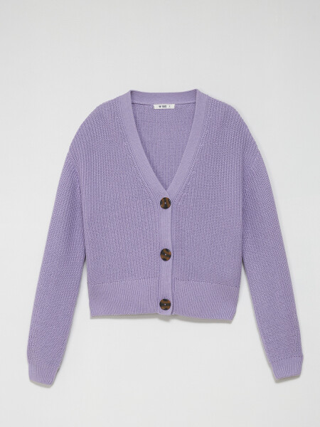 Cardigan de punto Lavanda