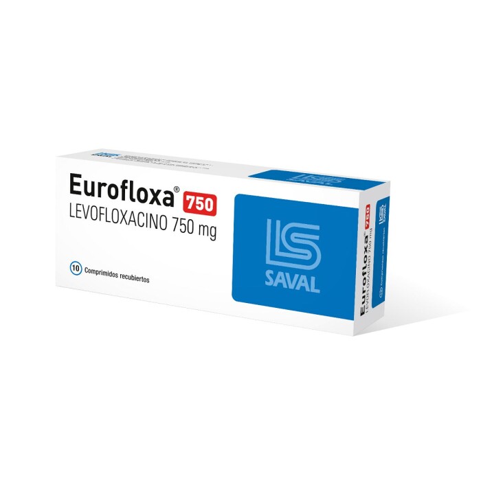 EUROFLOXA 750 MG. CJ X 10 COMP. única