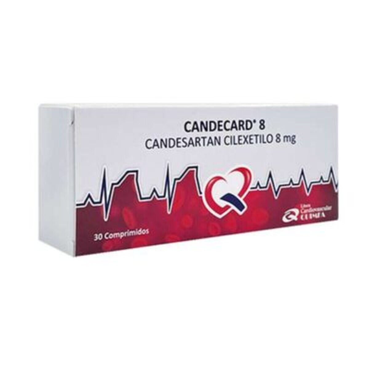 CANDECARD 8 MG CJ X 30 COMP. 