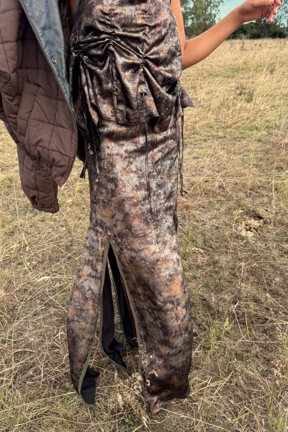 Guest Skirt Cobre / Verde