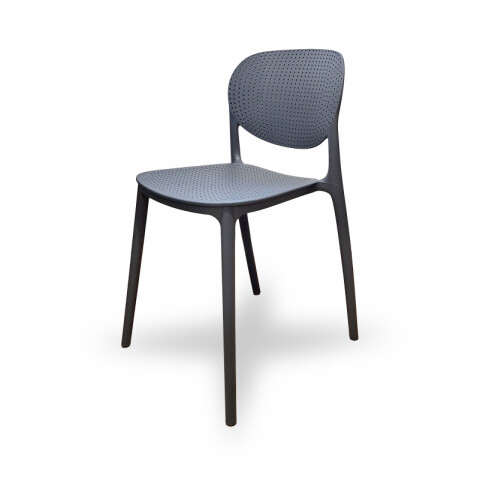 Silla Diseño Minimalista Nordica para Comedor o Jardín - Gris Silla Diseño Minimalista Nordica para Comedor o Jardín - Gris