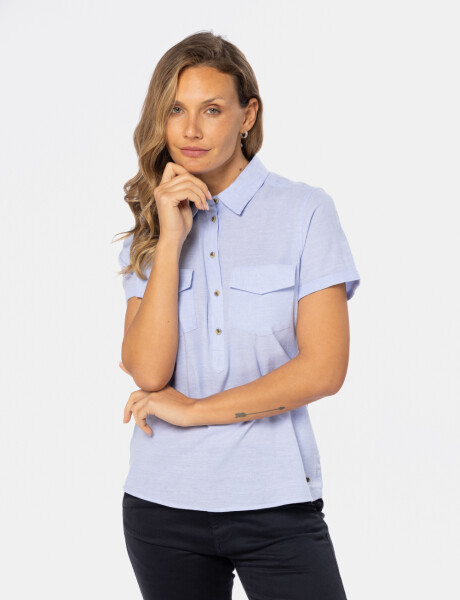 CAMISA DE LINO Lila
