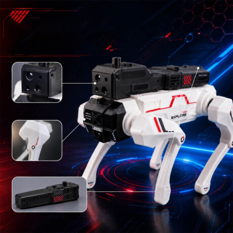 Robot IA Mascota Animal Lobo C/Arma Control Remoto Robot IA Mascota Animal Lobo C/Arma Control Remoto