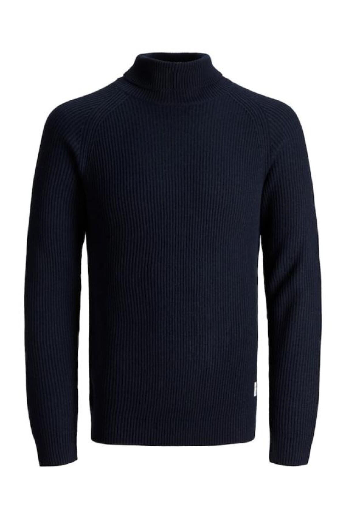 Sweater Pannel Cuello Subido Navy Blazer