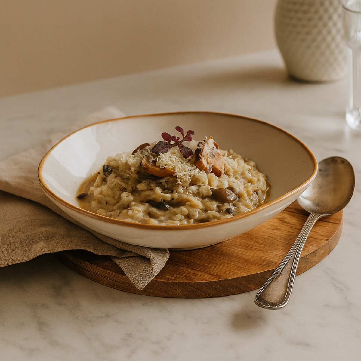 Bowl Artisan 20 cm Beige Porcelana 