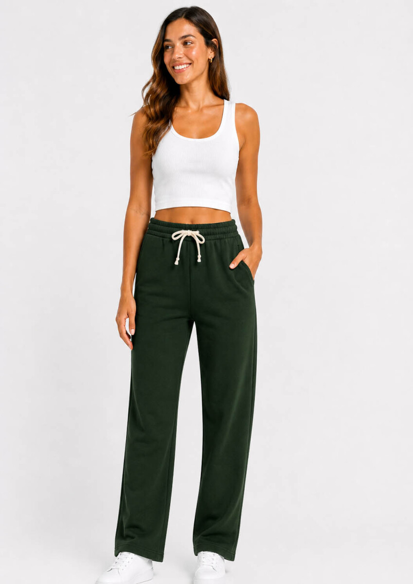 Pantalón Felpa Alex - Verde 