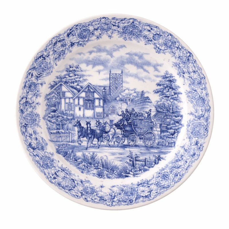 Plato de Postre Oxford Cena Inglesa Set 6 Unidades - Azul Plato de Postre Oxford Cena Inglesa Set 6 Unidades - Azul