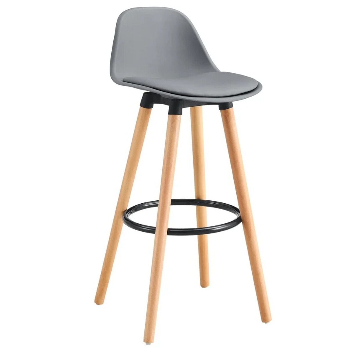 TABURETE DE BAR FRANK GRIS 