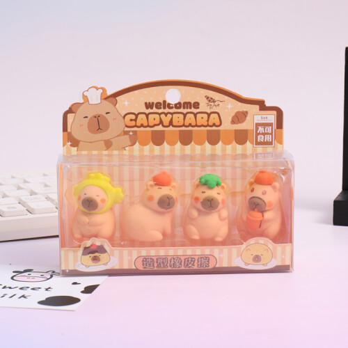 Goma De Borrar - Capibara - 4 Piezas Goma De Borrar - Capibara - 4 Piezas