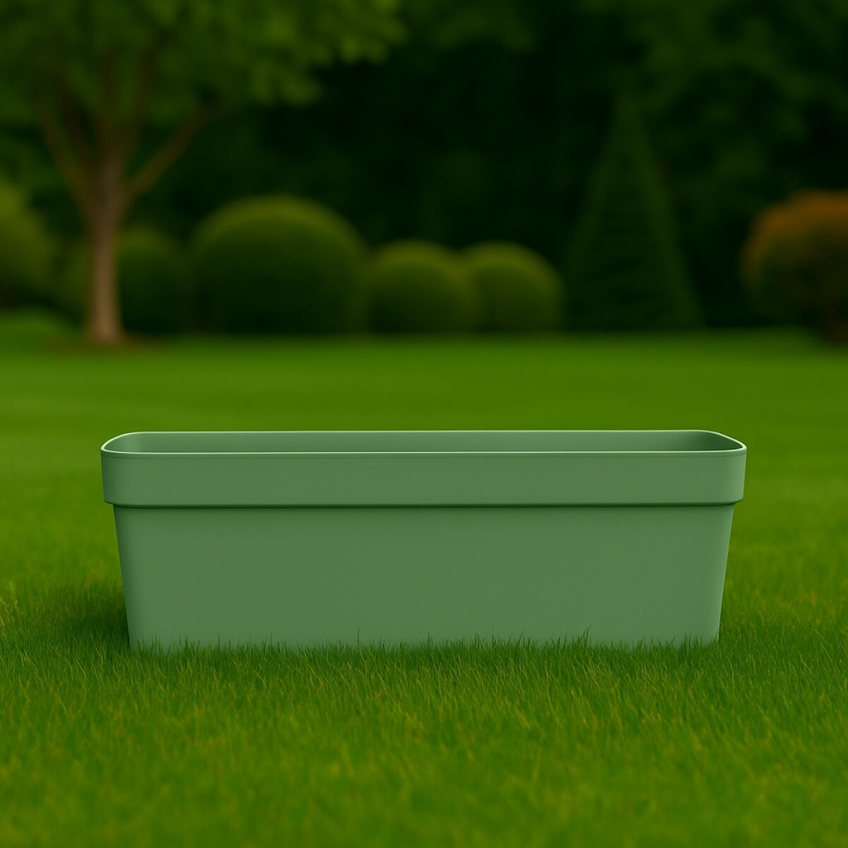 MACETA JARDINERA RECXTANGULAR FLORATTA NR 50 11LTS VERDE - Verde 