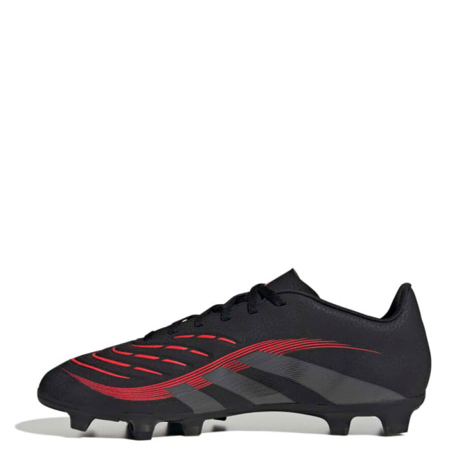 Championes Unisex Adidas Futbol 11 Predator Club Negro - Rojo