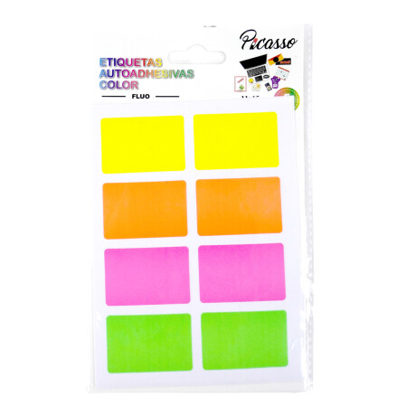 ETIQUETAS CUADERNOS FLUO ETIQUETAS CUADERNOS FLUO