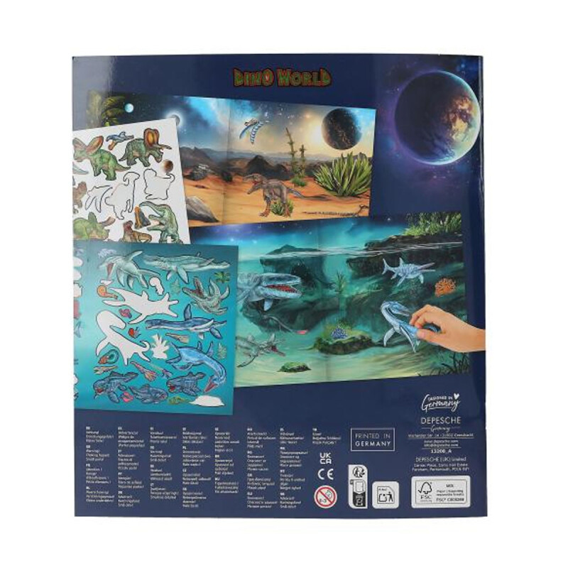 Stickers del mundo de los dinosaurios Galaxy Dino World Stickers del mundo de los dinosaurios Galaxy Dino World