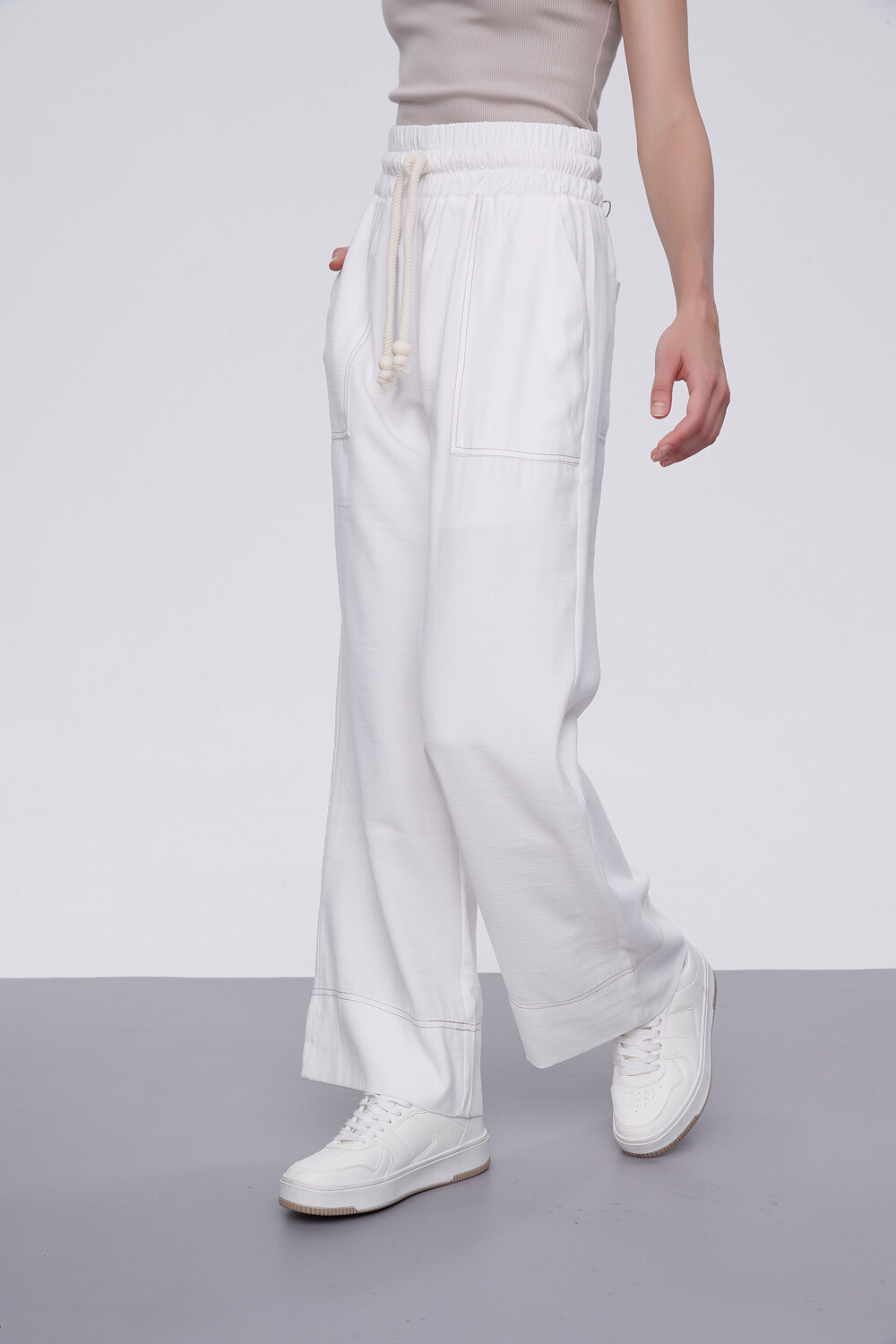 Pantalon Crescent Blanco