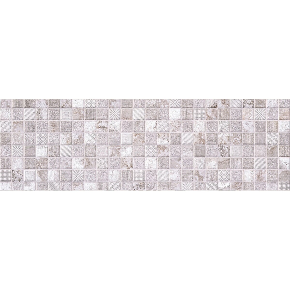 Ceramica Gris Mate Mosaico Relieve 20X60Cm Pared - GAMAS DE GRIS 