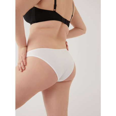 Vedetina algodón/lycra sacks Blanco