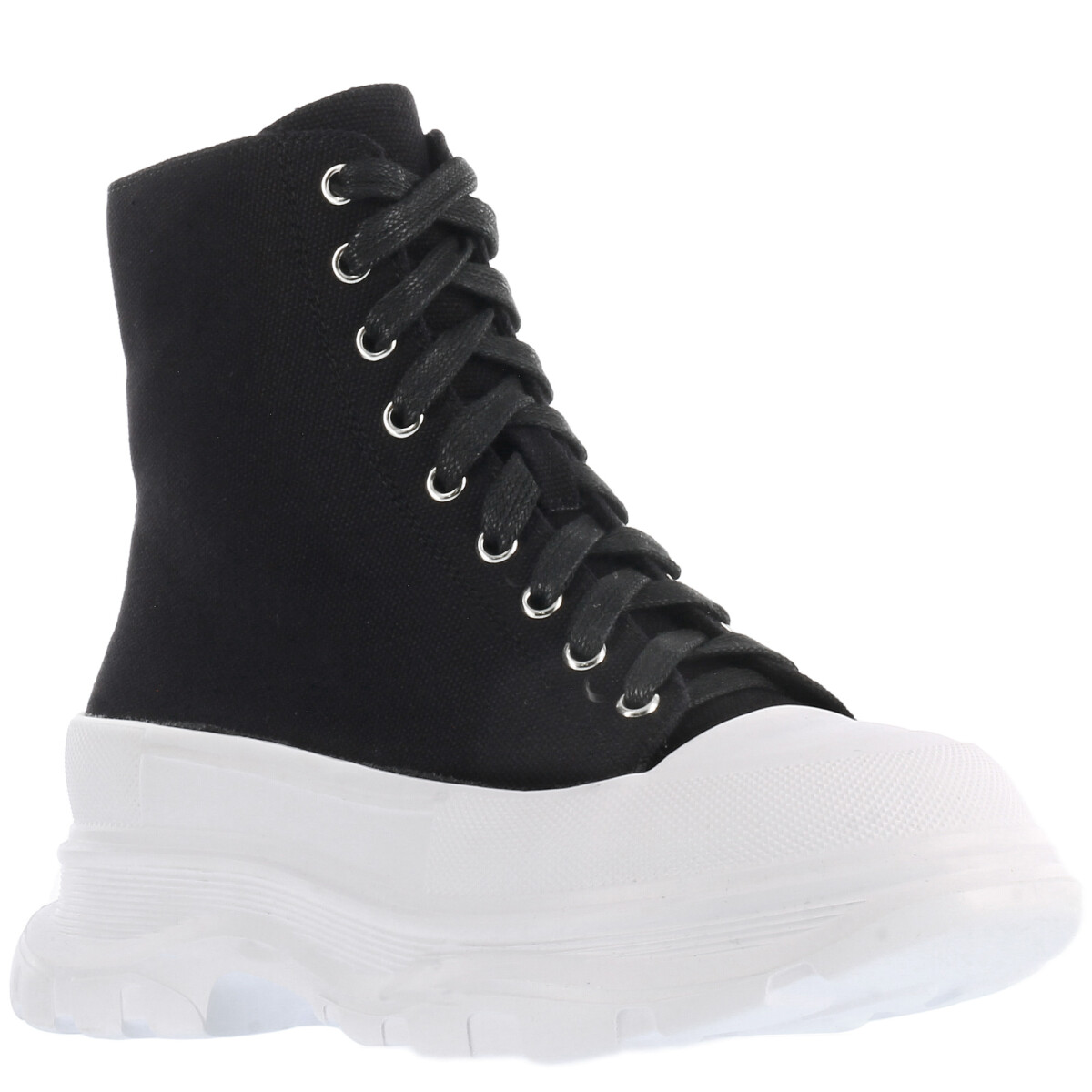 Bota KIM acordonada MissCarol - Black/White 