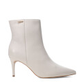 Botas de Mujer Bottero Caña Baja Y Taco Fino Marfil