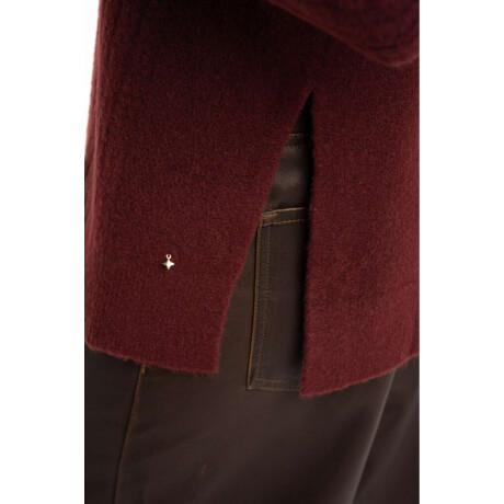 Sweater Texturado Bordeaux